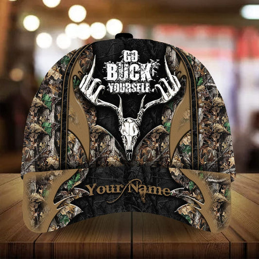 Joycorners The Best Of Go Buck Yourself Hunting Personalized Hats 3D Multicolored
