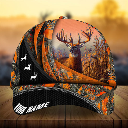 Joycorners Premium Concept Sport Hunting Deer Personalized Hats 3D Multicolored