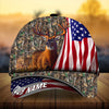 Joycorners Premium Florapunk Flag Deer Hunting Personalized Hats 3D