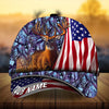 Joycorners Premium Florapunk Flag Deer Hunting Personalized Hats 3D