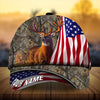 Joycorners Premium Florapunk Flag Deer Hunting Personalized Hats 3D
