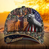 Joycorners Premium Florapunk Flag Pull Deer Hunting Personalized Hats 3D
