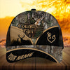 Joycorners Premium Florapunk Country Girl Deer Hunting Trucker Personalized Hats 3D