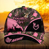 Joycorners Premium Florapunk Country Girl Deer Hunting Trucker Personalized Hats 3D