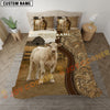 Joycorners Charolais Western Paisley Personalized Name Cozy Ranch Bedding set