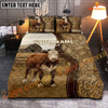 Joycorners Hereford Western Paisley Personalized Name Cozy Ranch Bedding set