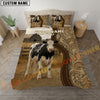 Joycorners Holstein Western Paisley Personalized Name Cozy Ranch Bedding set