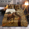 Joycorners Horse Western Paisley Personalized Name Cozy Ranch Bedding set