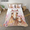 Joycorners Cute Flower Cow Personalized Name Cozy Bedding set (6 Cattle Breeds)
