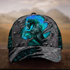 Personalized multicolor unique fire horse steel pattern cap