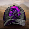 Personalized multicolor unique fire horse steel pattern cap