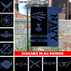 Joycorners US Navy Rating Veteran Proudly Served Garden Flag #MT58