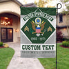 Joycorners Personalized US Veteran Proudly Served Custom Garden Flag #MT3