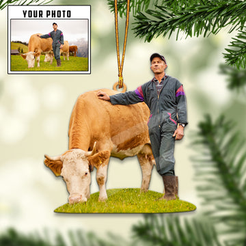 Joycorners Farm Custom Image Ornament