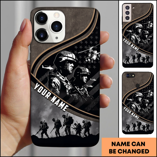 American Battlefield Unity Patriotic Personalized Phone Case