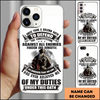 Defend The Constitution American Soldier Patriotic Phone Case
