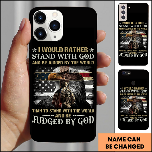 Faith Over Fear American Eagle Patriotic Phone Case