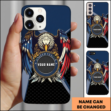 American Eagle United States Emblem Patriotic Personalized Phone Case