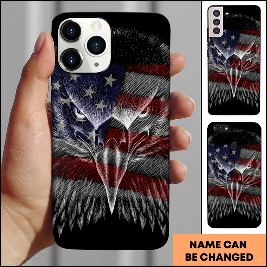 Dual Eagle American Flag Unity Patriotic Phone Case