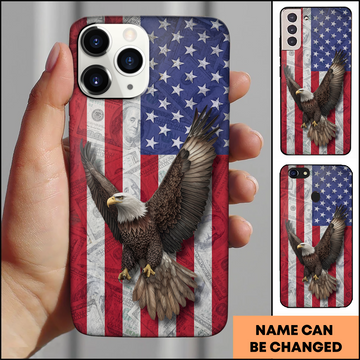 American Eagle Currency Freedom Patriotic Phone Case