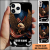 American Eagle Wings Of Liberty Patriotic Personalized Phone Case