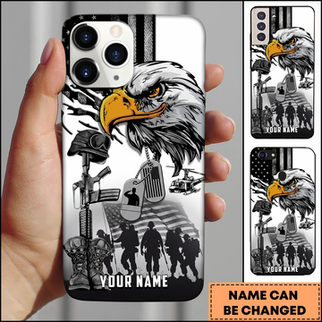 American Eagle Honor Military Personalized Phone Case