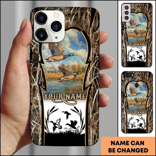 Joycorner Personalized Duck Hunting Marsh Phone Case