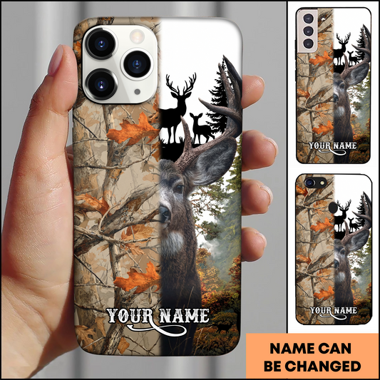 Joycorner Personalized Deer Family Forest Phone Case