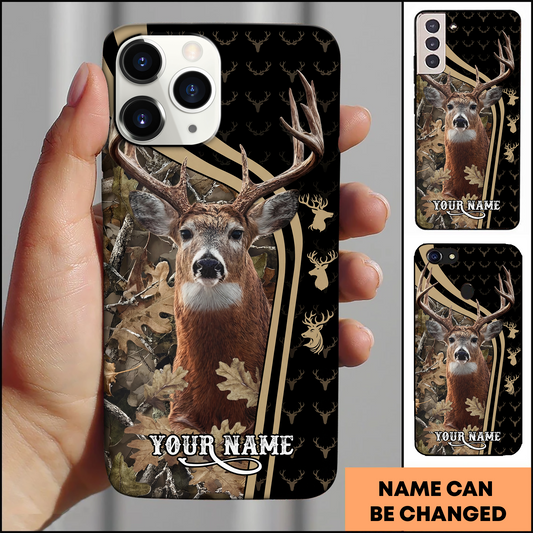 Joycorner Personalized Midnight Antler Crest Phone Case