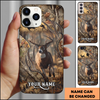 Joycorner Personalized Whitetail Deer Forest Phone Case