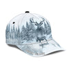 Joycorners Personalized Name White Deer Hunting Classic Cap HM27