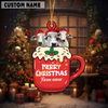 Joycorners Personalized Brahman Merry Christmas Farm Mug Ornament