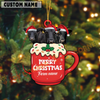 Joycorners Personalized Dexter Merry Christmas Farm Mug Ornament