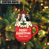 Joycorners Personalized Horse Merry Christmas Farm Mug Ornament