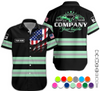 Joycorners Custom Name Seafoam Shirt for Husband, Truck Driver, Long Haul CDL Gift, Diesel Mechanic Shirt, Apparel Trucker PT2609