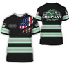 Joycorners Custom Name Seafoam Shirt for Husband, Truck Driver, Long Haul CDL Gift, Diesel Mechanic Shirt, Apparel Trucker PT2609