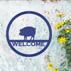 Joycorners Pig Wall Art , Welcome Sign Pig Wall Decor, Pig Home Decor, Pig Farm Wall Art, Hog Wall Art  , Pig Lover Gift , Farmhouse Decor, Farm Wall Decor, Hog Farm Wall Decor, Hog Farm Wall Art LM0110