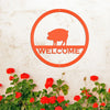 Joycorners Pig Wall Art , Welcome Sign Pig Wall Decor, Pig Home Decor, Pig Farm Wall Art, Hog Wall Art  , Pig Lover Gift , Farmhouse Decor, Farm Wall Decor, Hog Farm Wall Decor, Hog Farm Wall Art LM0110