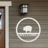 Joycorners Pig Wall Art , Welcome Sign Pig Wall Decor, Pig Home Decor, Pig Farm Wall Art, Hog Wall Art  , Pig Lover Gift , Farmhouse Decor, Farm Wall Decor, Hog Farm Wall Decor, Hog Farm Wall Art LM0110