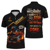 Joycorners Personalized T-Shirt I'm A Mechanic I Don't Stop When I'm Tired I Stop When I'm Done Funny Car Design Shirt for Mechanics PT2609
