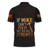 Joycorners Personalized T-Shirt If Mike Can't Fix It We're All Screwed Hammer Skull Design Shirt for Mechanics PT2609