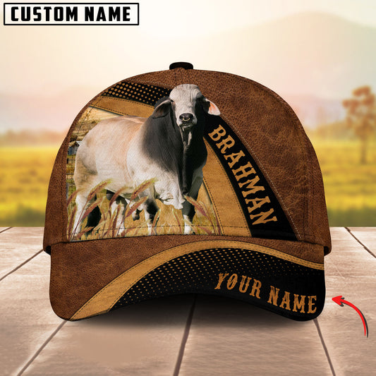 Joycorners Custom Name Black Angus Cattle 3D Cap