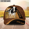Joycorners Custom Name Holstein Cattle 3D Cap