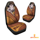 Joycorners Speakle Park Leather Pattern Customized Name Car Seat Cover Set