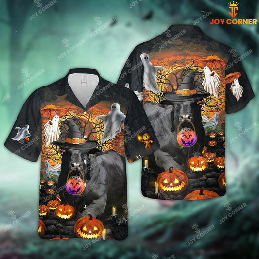 Joy Corner Brangus Halloween 3D Hawaiian Shirt