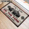 Joycorners Dexter Life is Better Custom Name Doormat