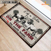 Joycorners Brahman Life is Better Custom Name Doormat