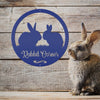 Joycorners Rabbit Decor, Bunny Rabbit Signs for Rabbit Farm, Rabbit Gift, Black Rabbit, Peter Rabbit LM0110