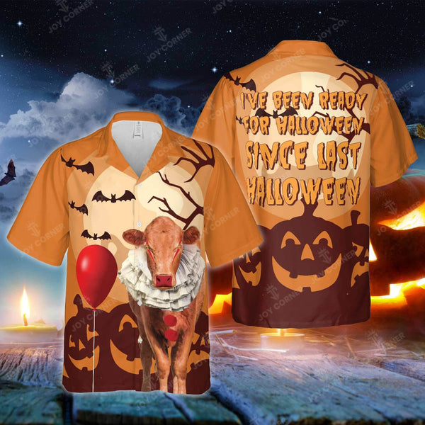 Joycorners Red Angus Has Been Ready For Halloween Hawaiian Shirt