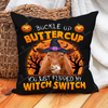 Joycorners Happy Halloween Red Angus Buckle Up Butter Cup Pillow Case